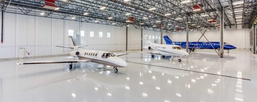 MAC Jets Hangar With Jets Ready